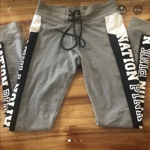 Pink nation joggers